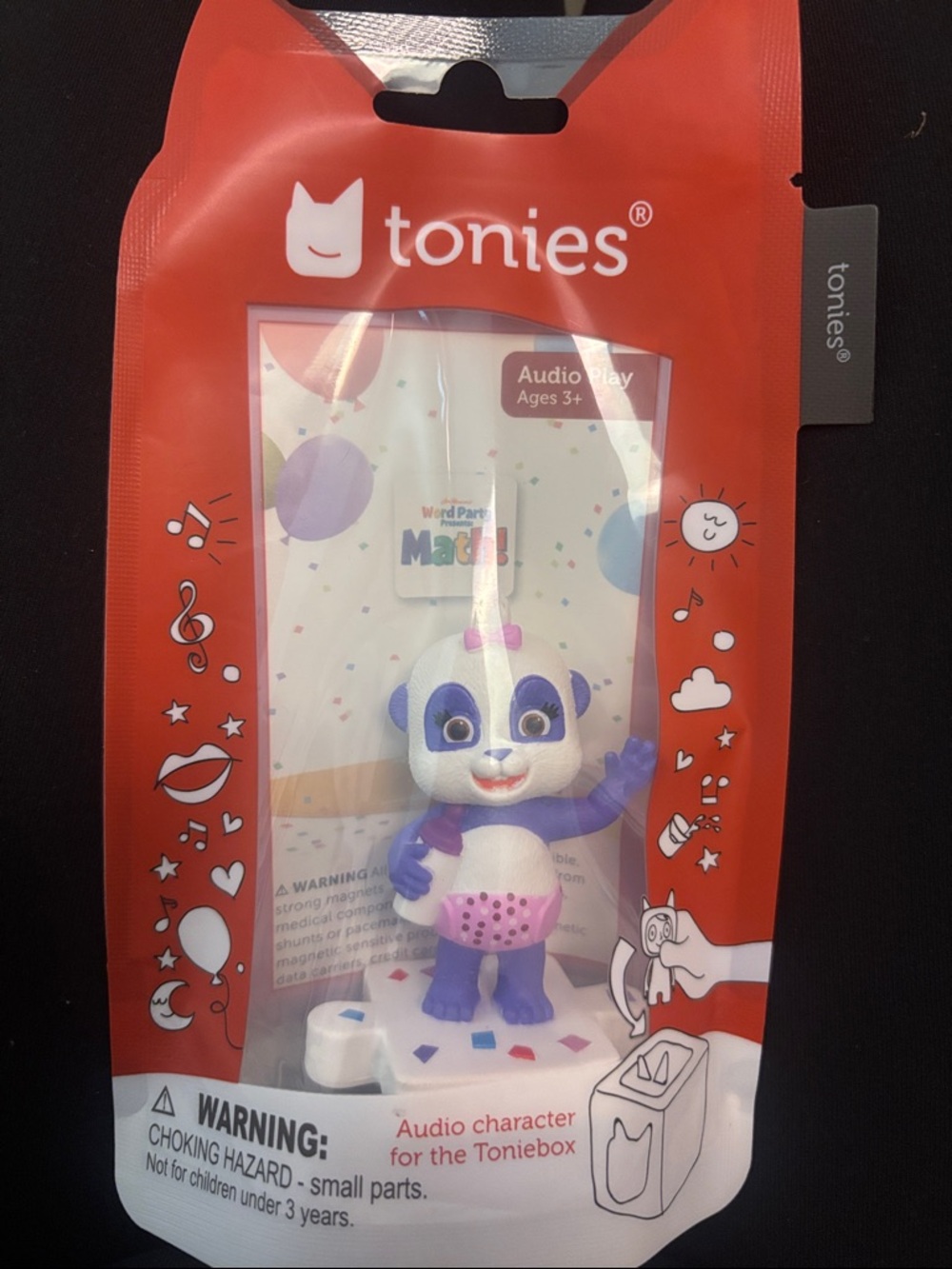 tonies Purple Panda Audio Character for Toniebox